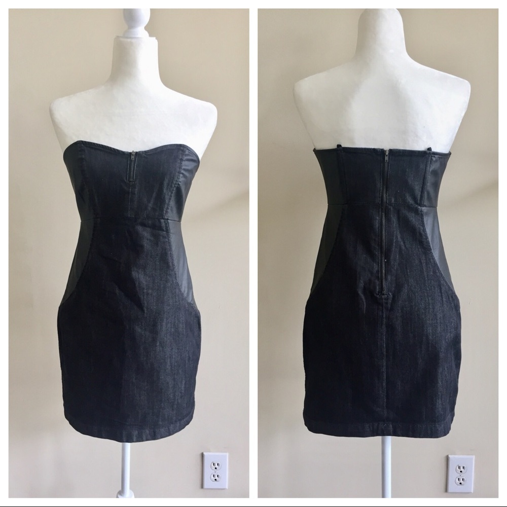 BCBGENERATION Black Metal Dress